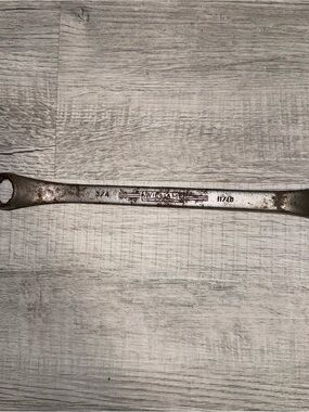 Vintage Williams Superrench - 11/16” X 3/4” Offset Double Box Wrench No. 8029B